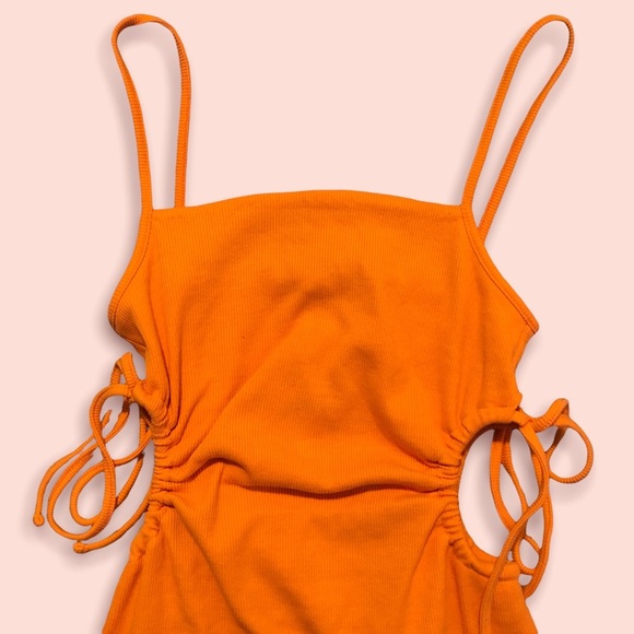 ZARA CUT OUT RIB DRESS - Picture 6 of 10